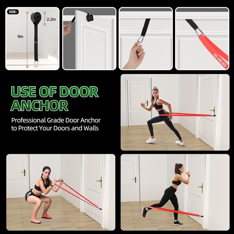 CINE Resistance Bands for Working Out, Pull Up Assist Bands Set, Workout for Women and Men, Exercise Bands,Training, Plasticity, Physical Therapy at Home/Gym - Image 4